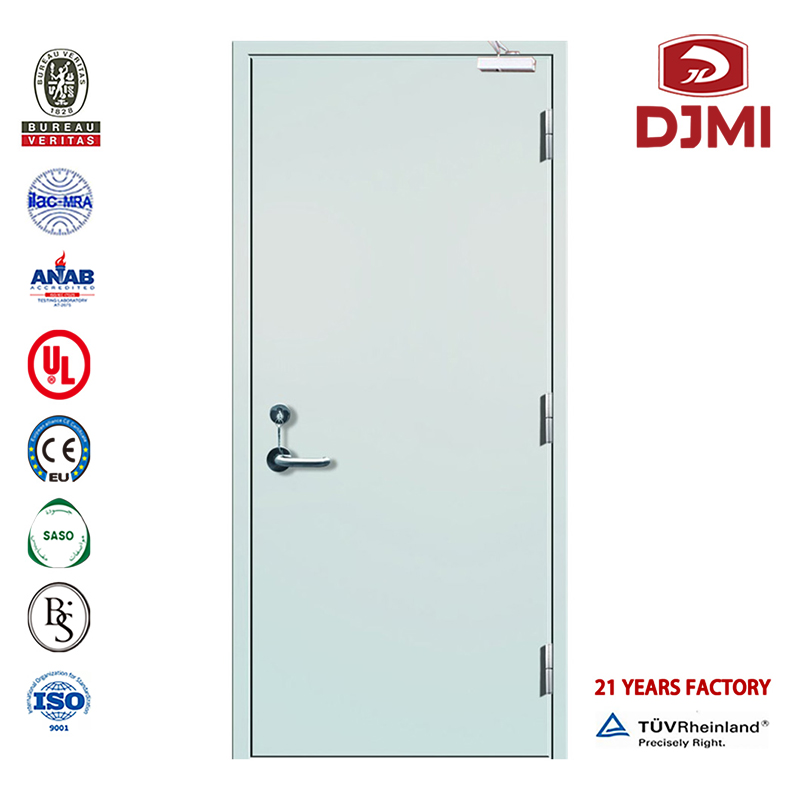 Chinese Factory Døre China Suppliers Good Price 3 Hours Steel Fire Rated Door High Quality Best-Sale Security Flush Ul Flat Steel Fire Doors Billie Doors with Glass Intertek Europe rated Stainless Steel Hotel Fire Door