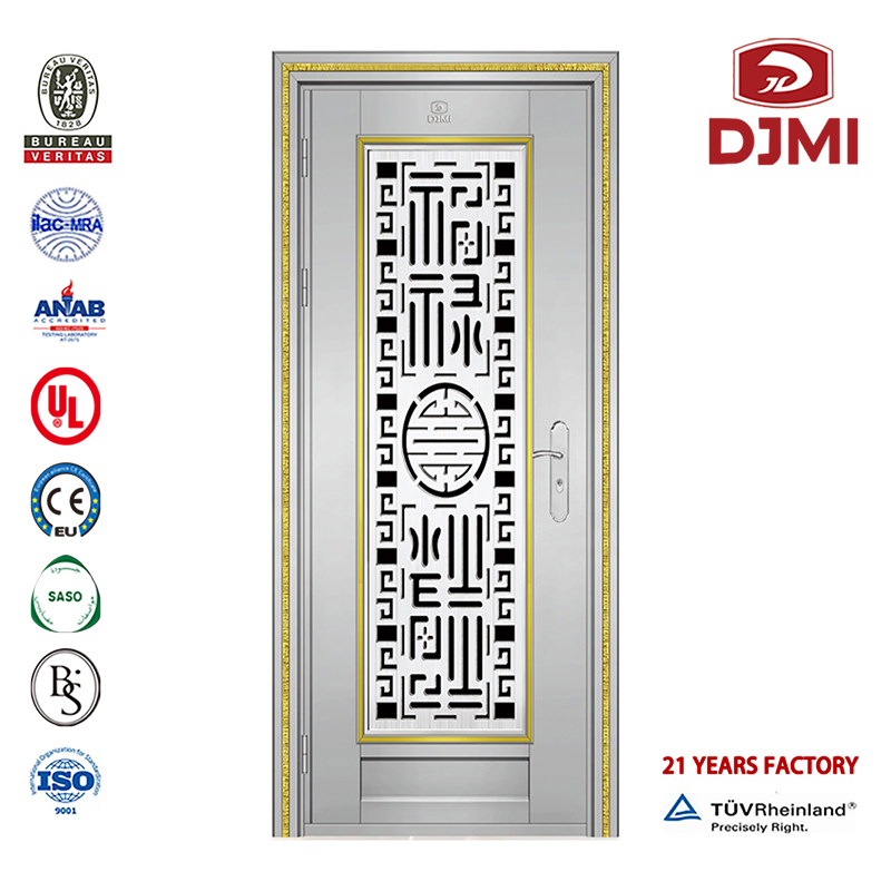 Håndled Lock Stainless Steel Chinese Security Factory (Bd) Grill Stainless Steel Main Design Double Doors High Ss China House Design Commercial Double Exterior Doors Design Top Quality Stainless Steel Entry Door
