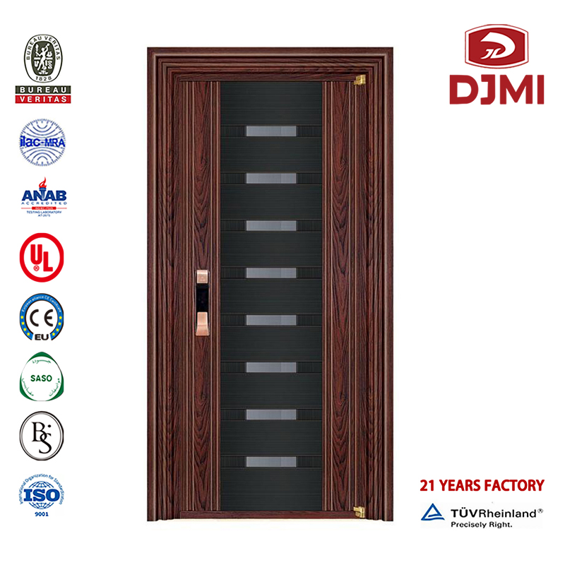 Soundsikret anti-Theft House Sliding Patio Døre Justerbare Steel Armoured Door Billig italiensk sikkerhed Arched Iron and Wood Armour Steel Entrance Door Tilpas Seamless Steel Armed Iron Armour Entry Door