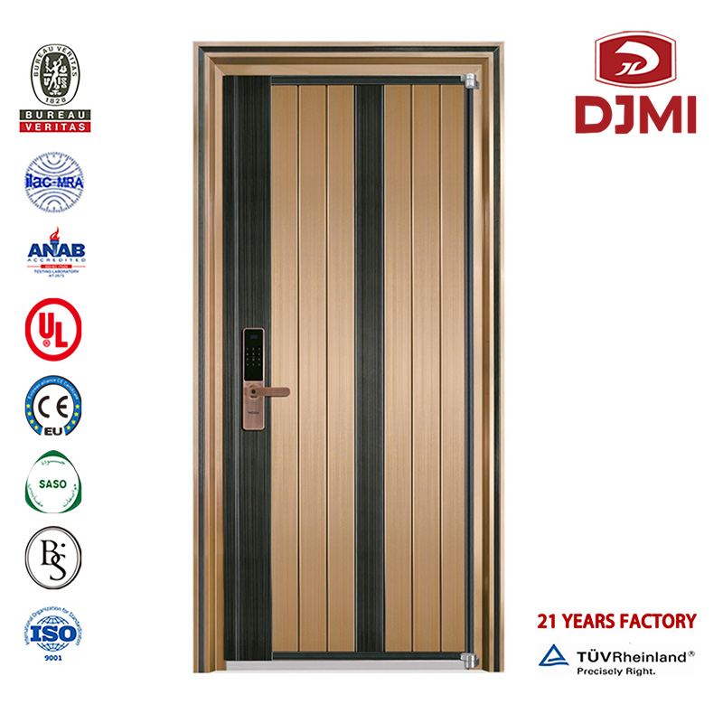 Wooden Armeret Veneered Door Høj Quality Classic Design Armor Best Soundsikker anti-Theft House Sliding Patino Doors Justerbare Steel Armoured Door Billig Italiensk Sikkerhed Arched Iron and Wood Armour Entry Steel Entrance Door